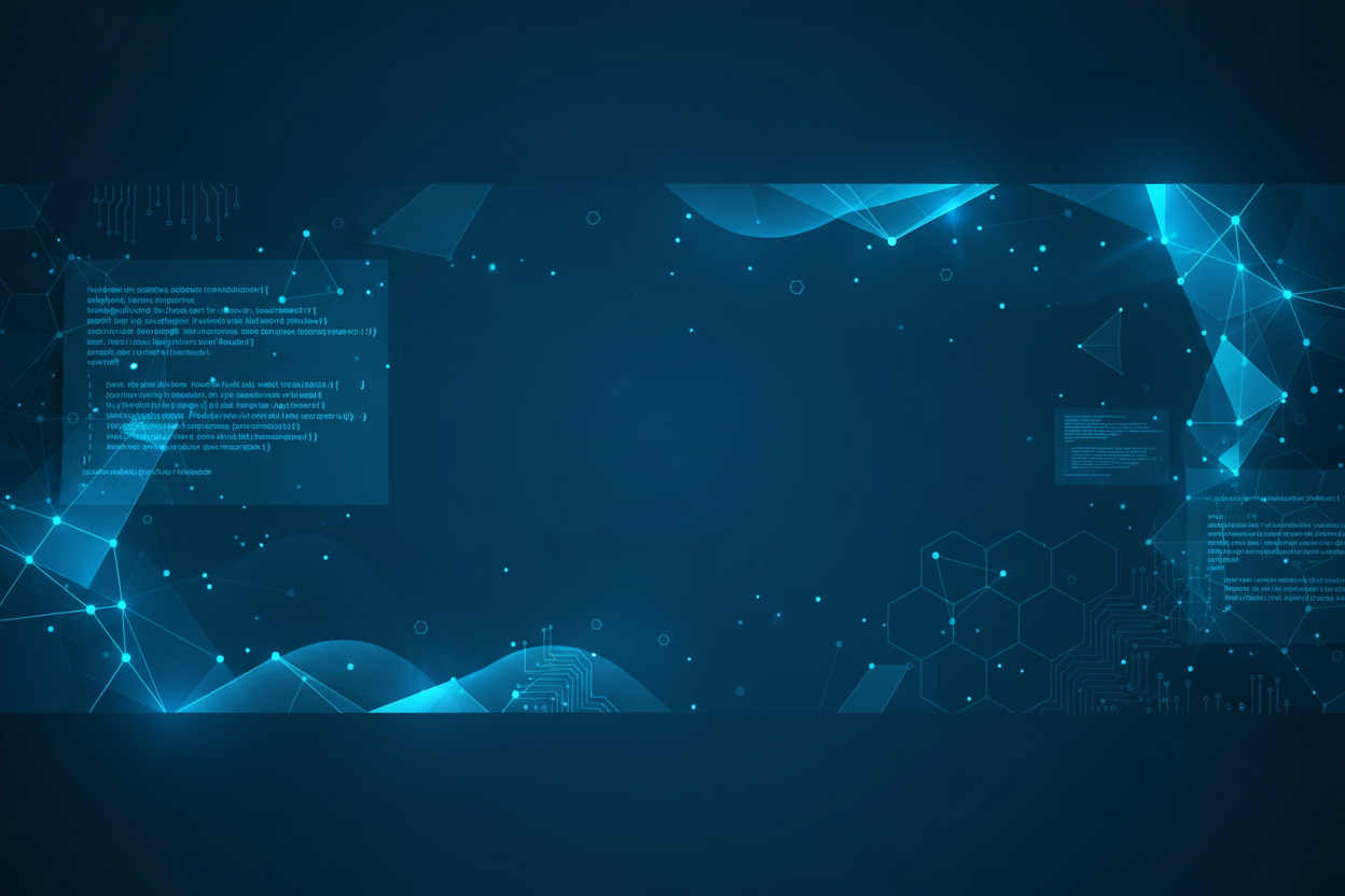 Software development for business hero background image for website